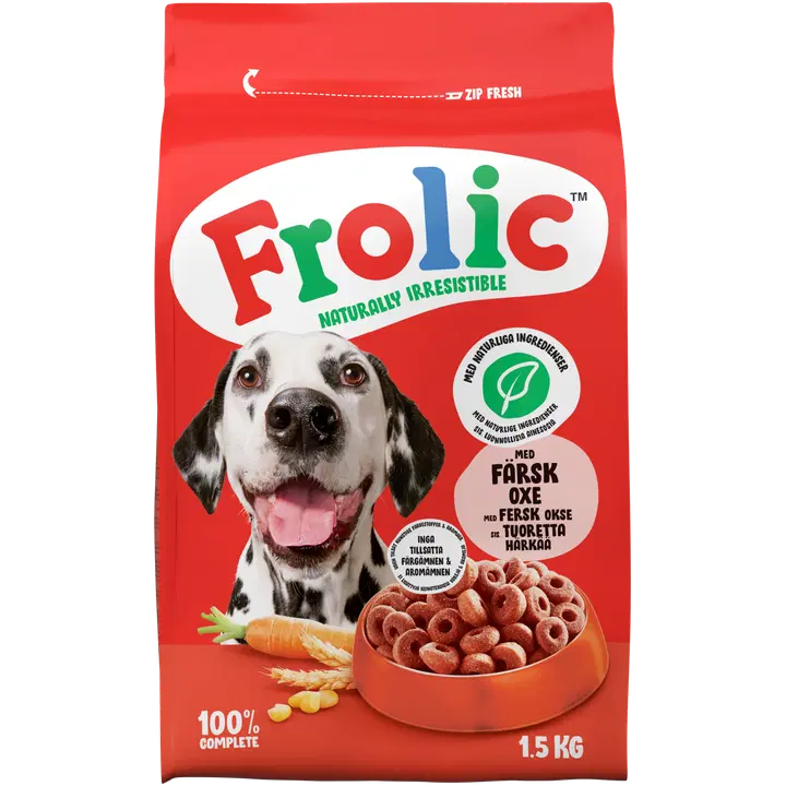 Frolic 1,5kg koeratoit veiselihaga