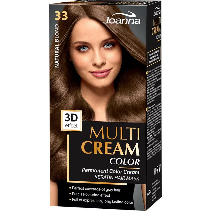 Juuksevärv Joanna Multi Cream Color 33 Natural Blond