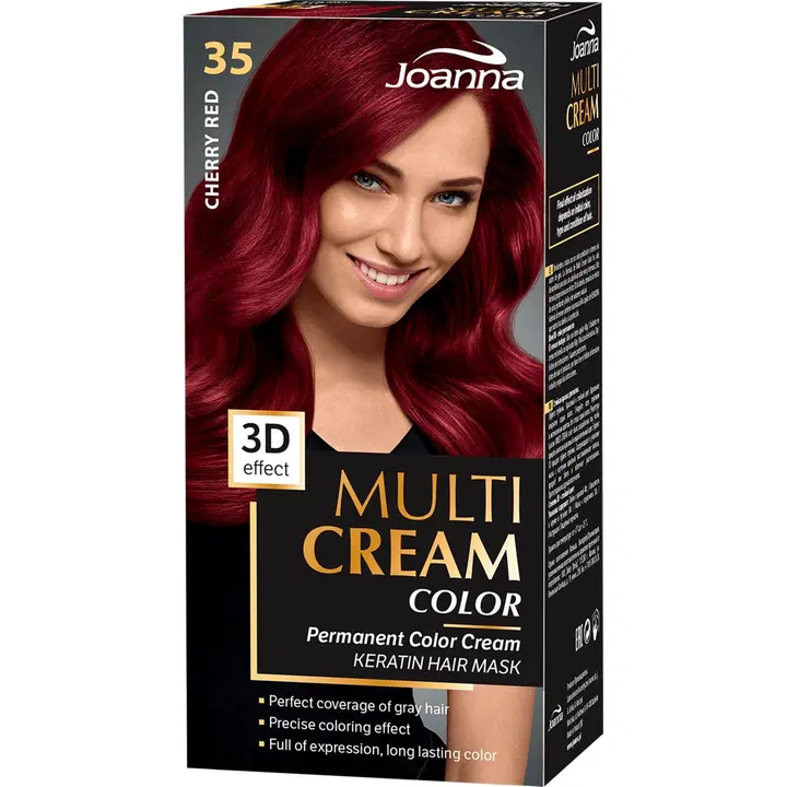 Juuksevärv Joanna Multi Cream Color 35 Cherry Red