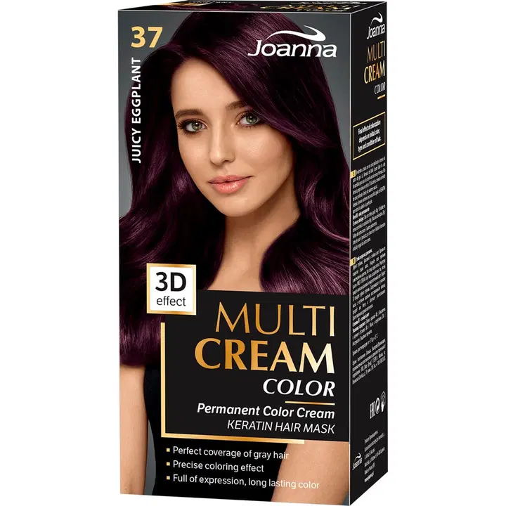 Juuksevärv Joanna Multi Cream Color 37 Juicy Eggplang