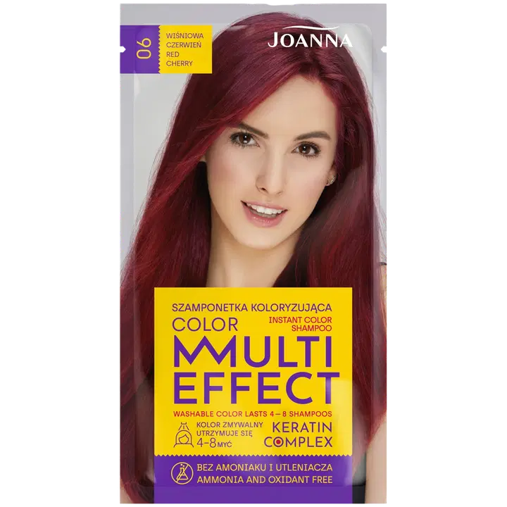 Tooniv šampoon Joanna Multi Effect cherry red 06