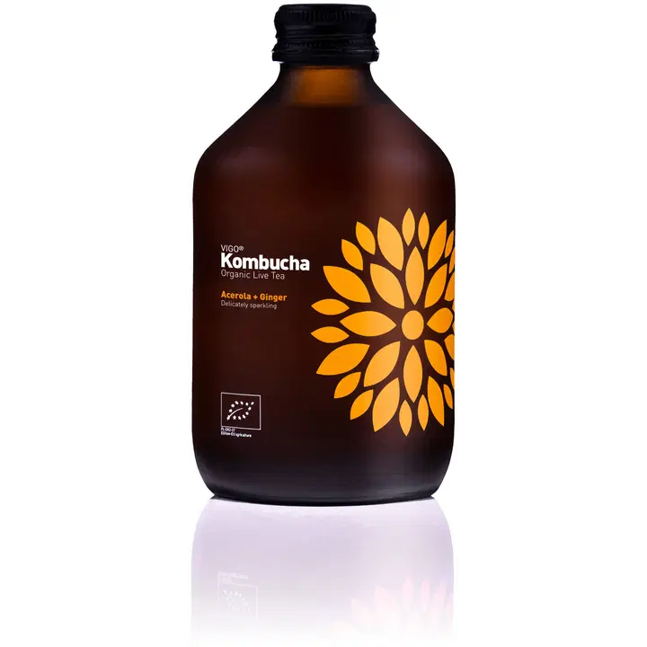 Vigo kombucha acerola kirss+ingver 315 ml