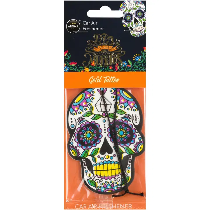 Õhuvärskendaja Gold Tattoo Skull
