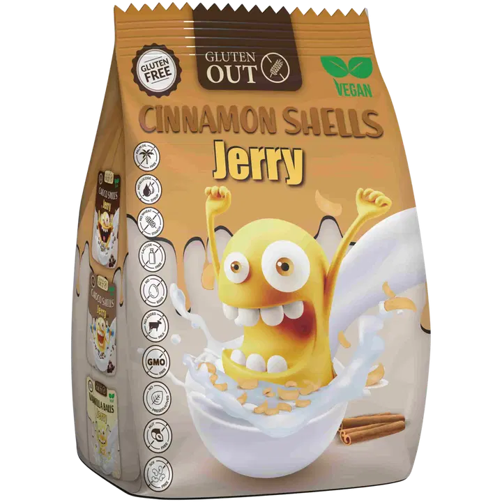 Jerry gluteenivabad kaneelimaitselised teraviljahelbed 375g