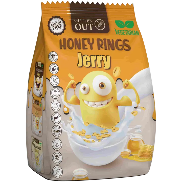Jerry gluteenivabad meemaitselised teraviljahelbed 375g