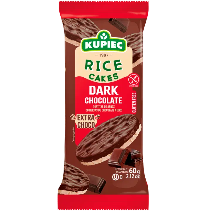 Kupiec riisivahvlid tumeda shokolaadiga 60g