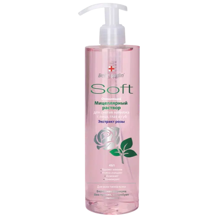 Soft puhastav mitsellarne lahus näole Belle Jardin 400ml