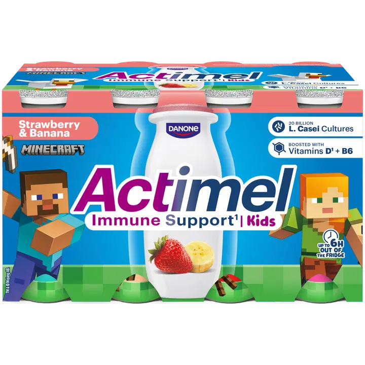 Actimel jogurtijook banaani-maasika 8x100g