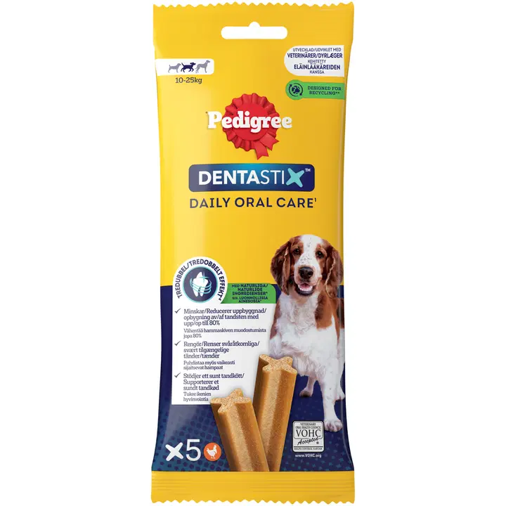 Pedigree DentaStix keskmine 5tk
