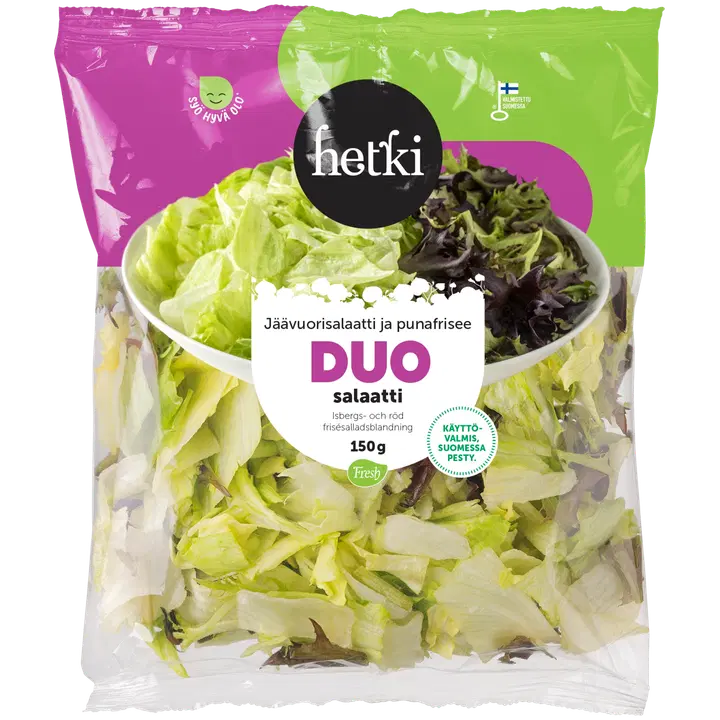 Fresh Hetki Duo isbergs- och rödfrisésallad 150 g