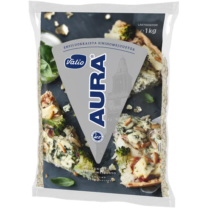Valio AURA sinihomejuusto murennettu e1 kg