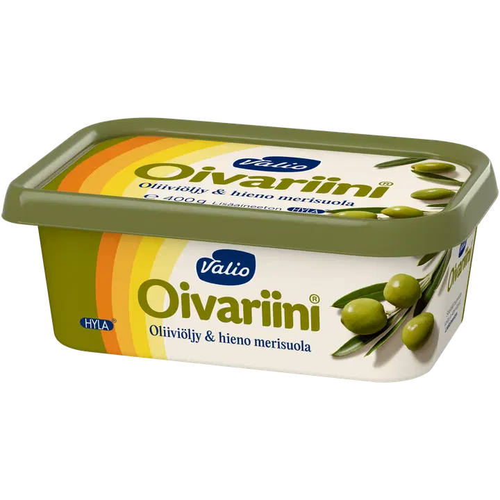Valio Oivariini rasvasegu oliiviõli ja meresoolaga, 400 g
