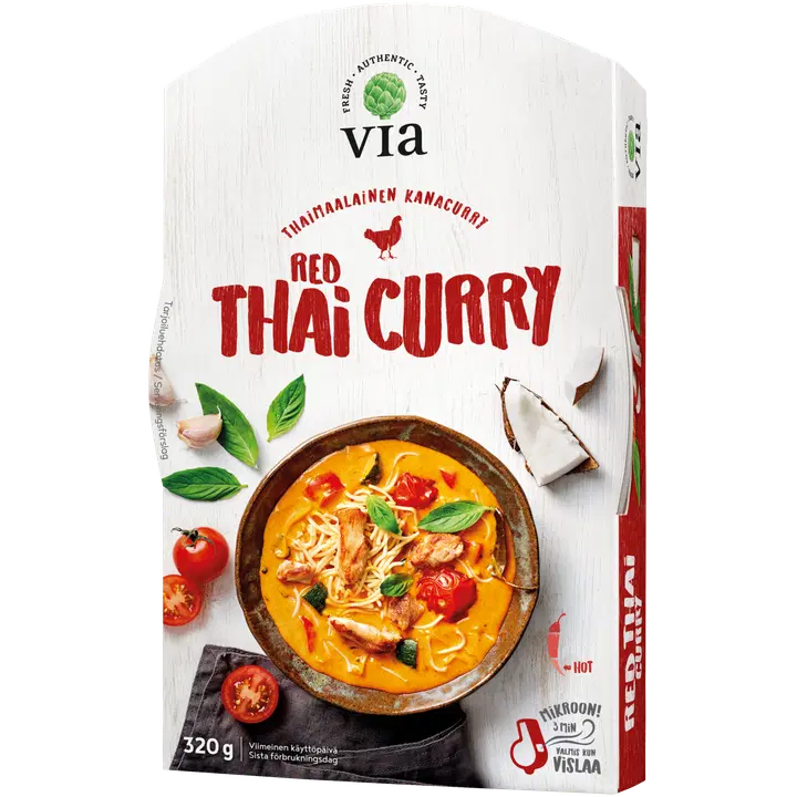 Via Red Thai Curry eine 320 g