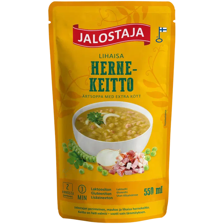 Jalostaja hernesupp lihaga, 550 ml