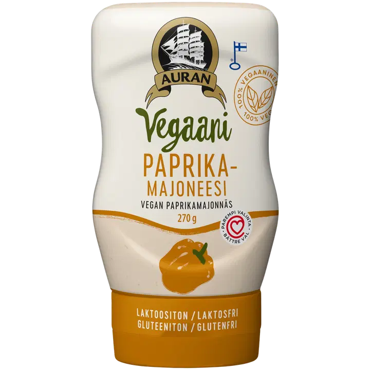 Auran veganmajonees paprikaga 270g