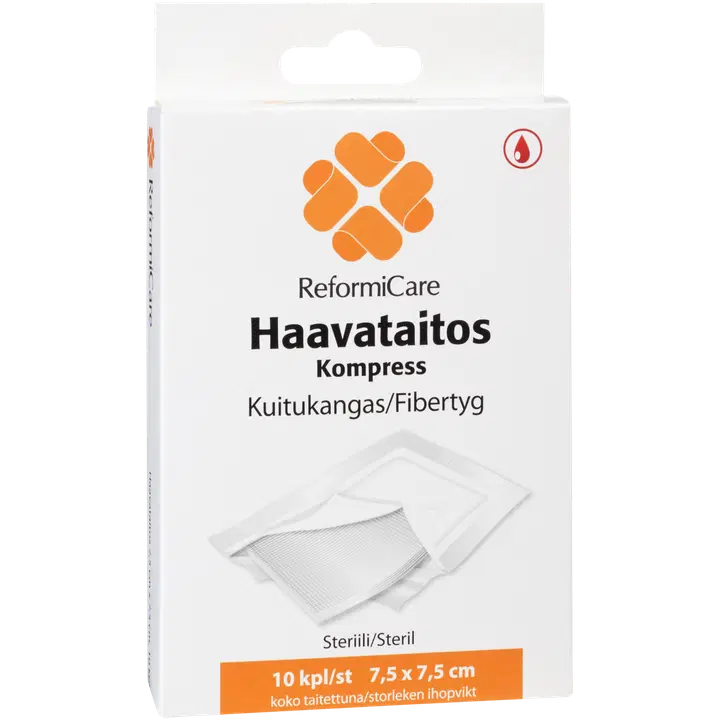 Steriilne haavaside Reformicare 7,5x7,5cm
