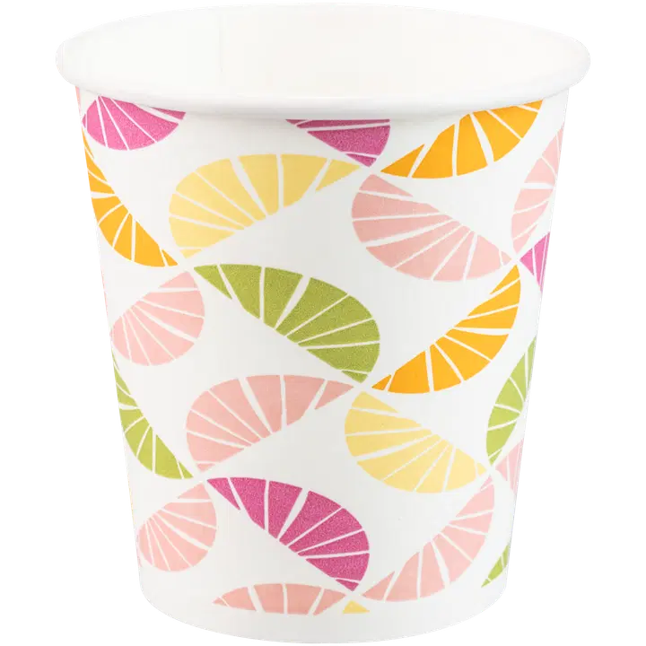 Papptopsid Huhtamaki 3-värvi Mix 180ml 50tk