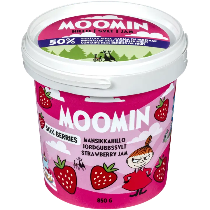 Moomin maasikamoos 850g