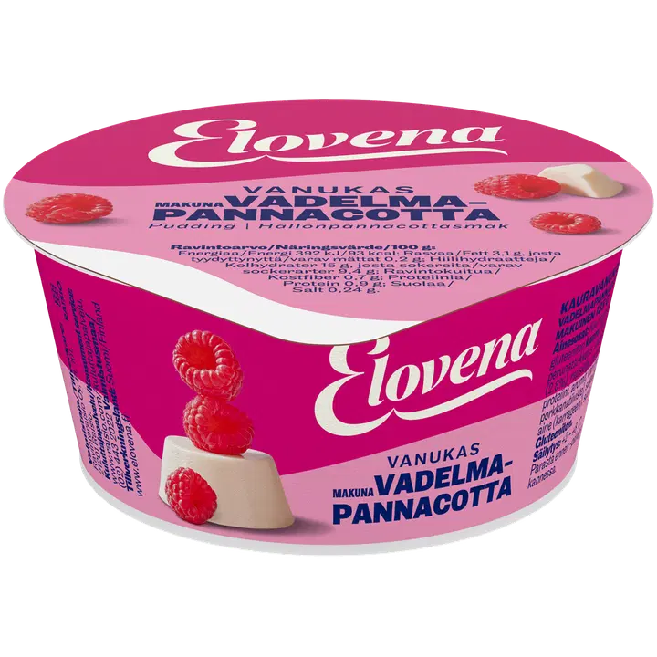 Elovena puding vaarika-panna cotta, 135 g