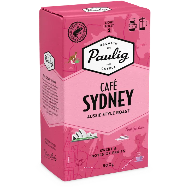 Paulig filtri- ja presskannukohv Sidney 500 g