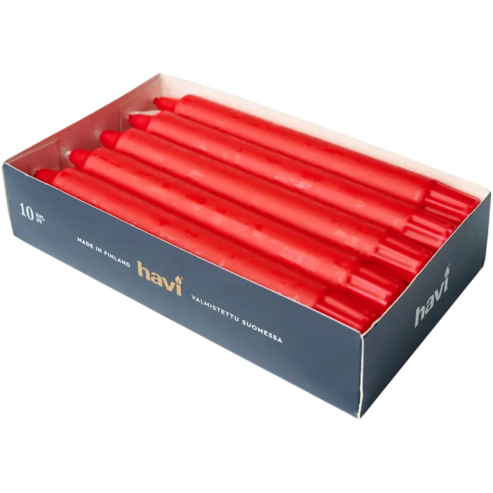 Kroonküünal Havi punane 20cm 10tk