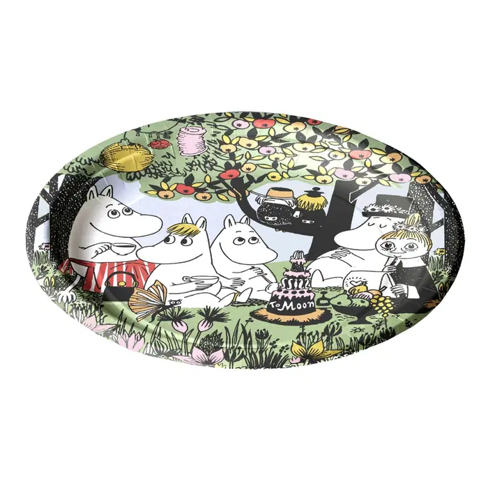 Moomin papptaldrik Muumide pidu 22cm 12tk