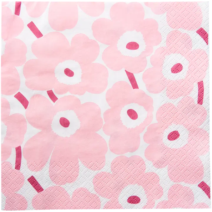 Salvrätik Marimekko Mini Unikko roosa 24cm