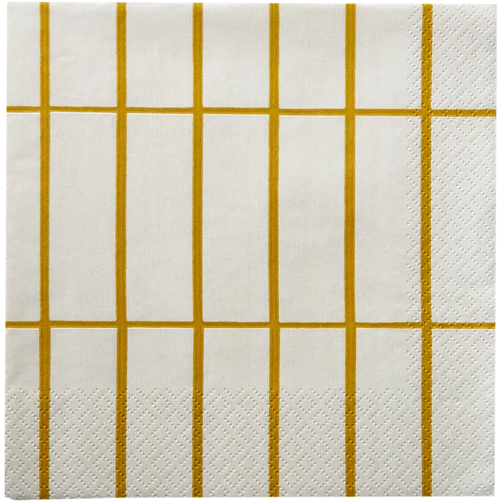 Salvrätik Marimekko Tiiliskivi beež kuldne 33cm