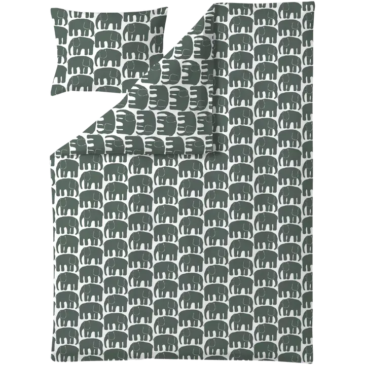 Voodipesukomplekt Elevandid 150X210+50X60