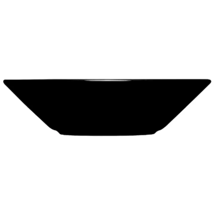 Sügav taldrik Teema 21 cm, must