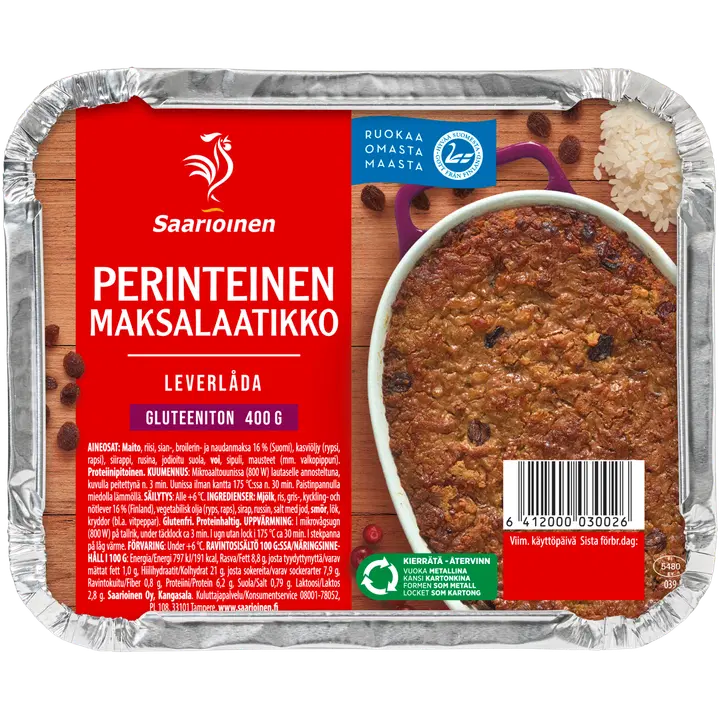 Saarioinen Maksavorm 400 G