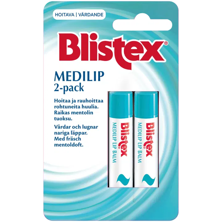 Huulepalsam Blistex Medilip A-ja E-vitamiiniga 2x4,25g