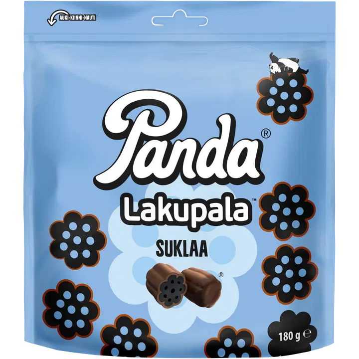 Panda Lakupala choklad lakrits 180g