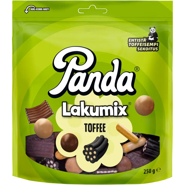 Panda Lakumix Toffee lagrits 250g