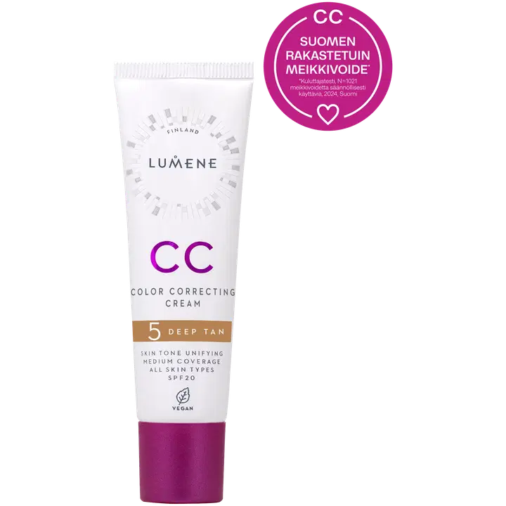 Lumene jumestuskreem CC Color Correcting 5 Deep Tan