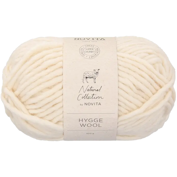 Lõng hygge wool 100g 010 valge