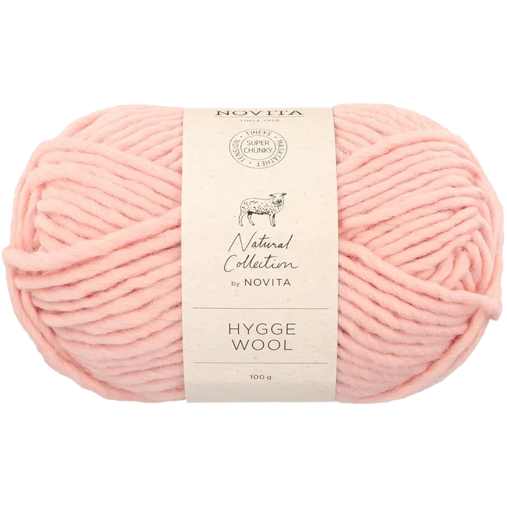 Lõng hygge wool 100g 504 roosa