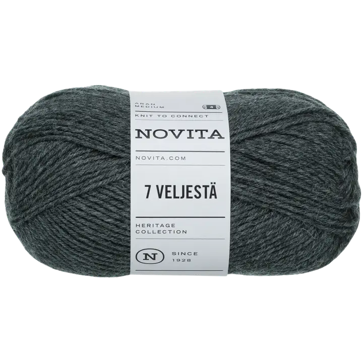 Lõng 7 Veljestä 100g Grafiit