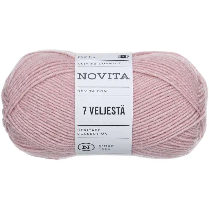 Lõng 7 Veljestä 100g Roosa