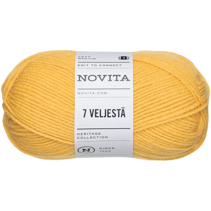 Lõng 7 Veljestä 100g Päevalill