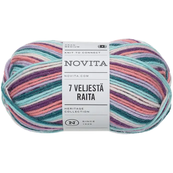 Lõng 7 Veljestä Raita 100G 977