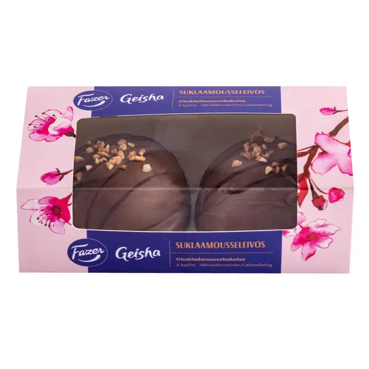 Geisha šokolaadivahukook, sulatatud 2 tk, 160 g