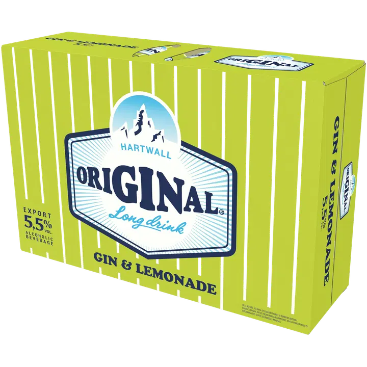 Hartwall Original Long Drink Lemonade muu alkohoolne jook 5,5%vol 24x330ml