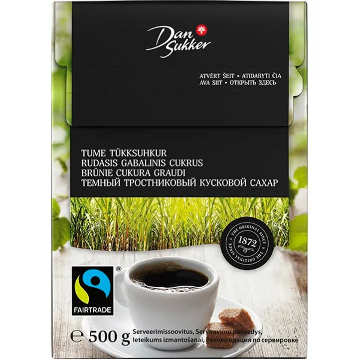 Dansukker tume tükksuhkur fairtrade 500 g