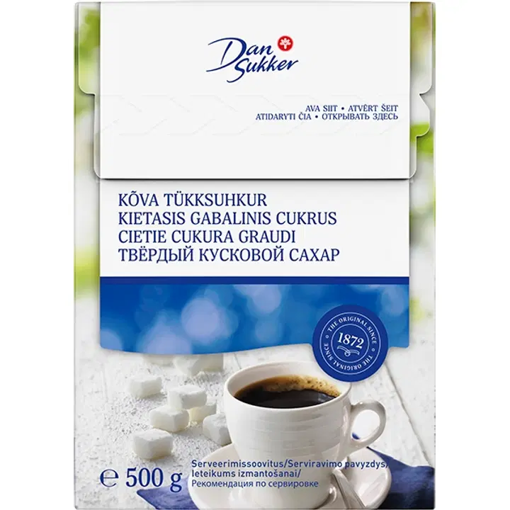 Dansukker kõva tükksuhkur 500 g