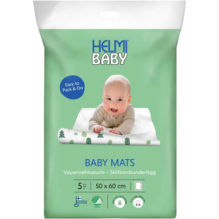 Helmi baby alusmatid 50x60cm 5tk