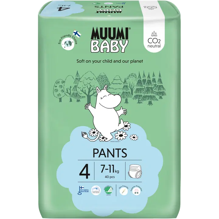 Muumi Walkers4 Maxi Püksmähe 7-11kg 40 tk.