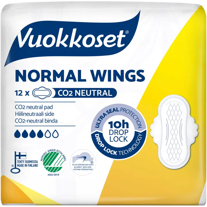 Vuokkoset Normal hügieeniside 12 tk