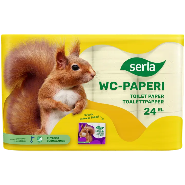 Tualettpaber Serla 3-kihiline 24tk