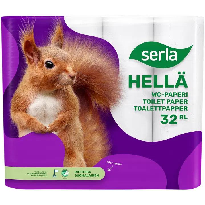 Serla tualettpaber 32 rulli 3-kihiline